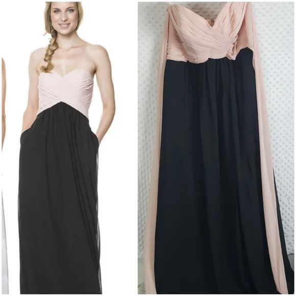 bari jay maternity bridesmaid dresses Bari Jay Maternity Bridesmaid Dress 1903-M Deco Peach